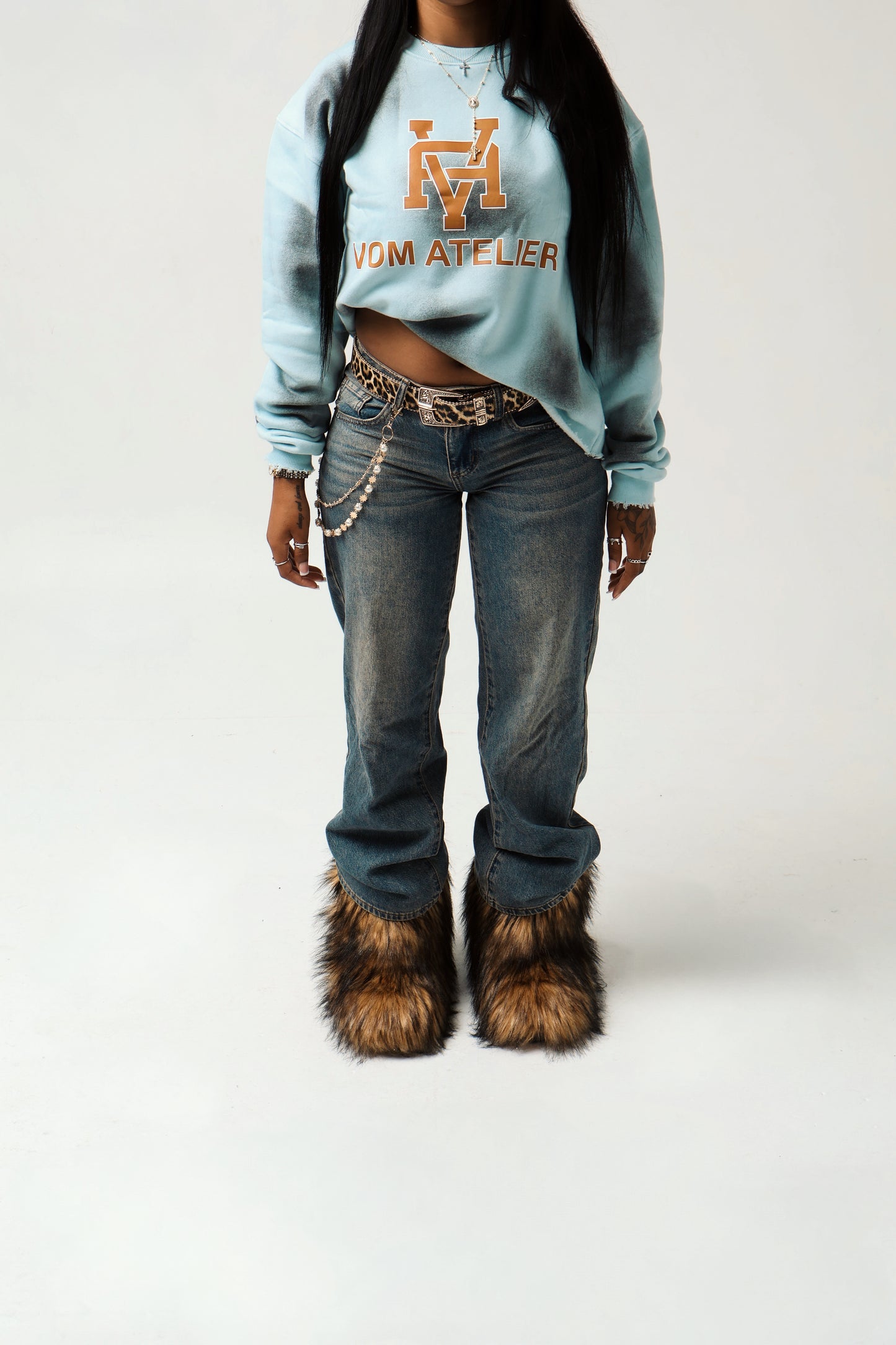 Distressed Crewneck