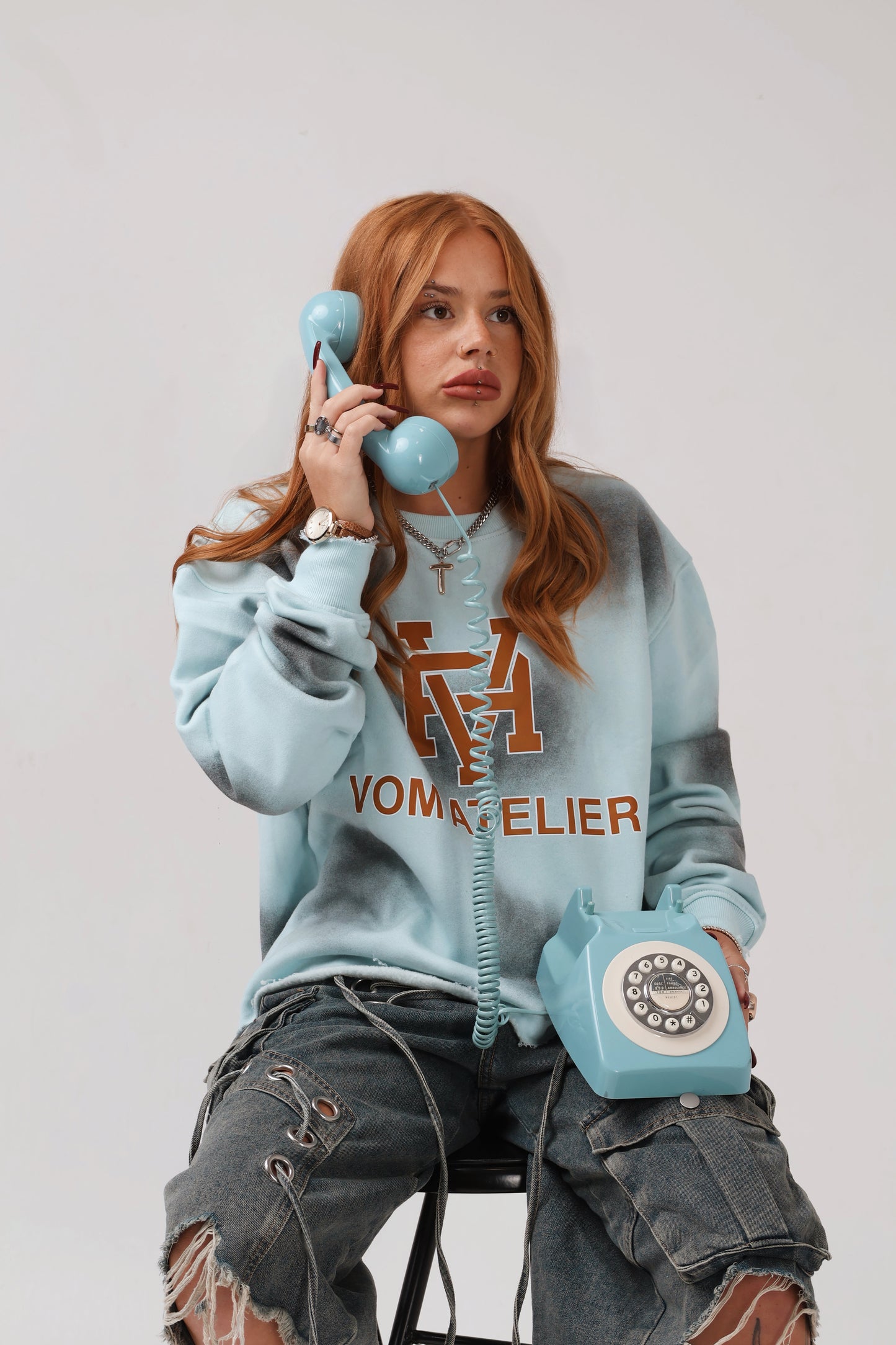 Distressed Crewneck