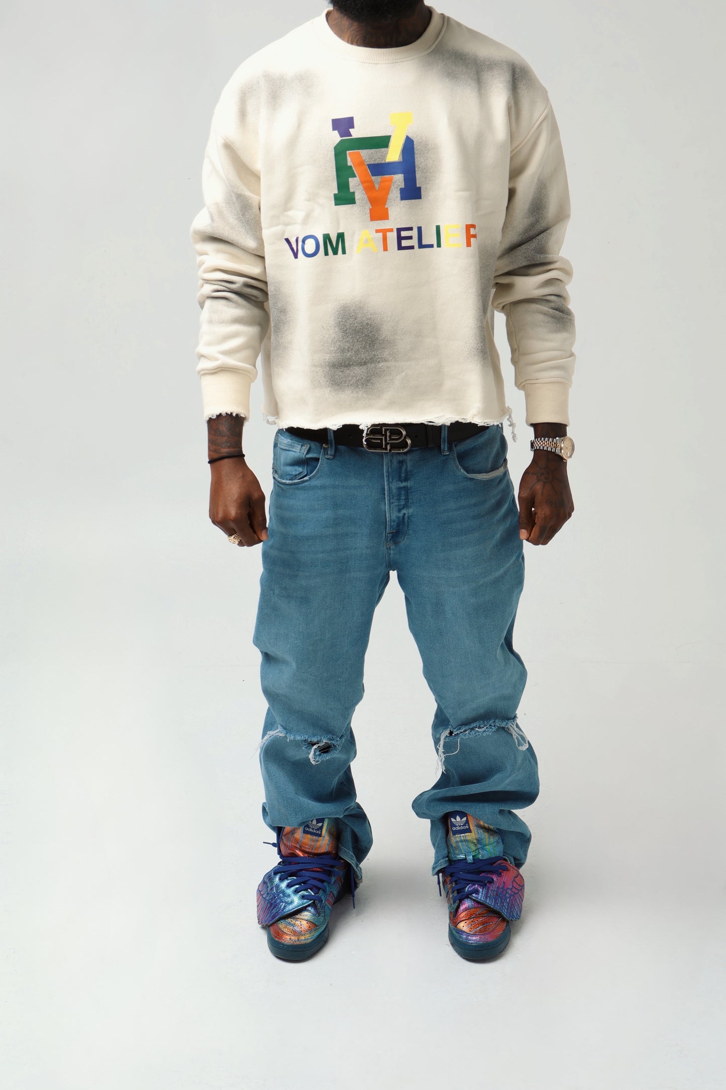 Distressed Crewneck