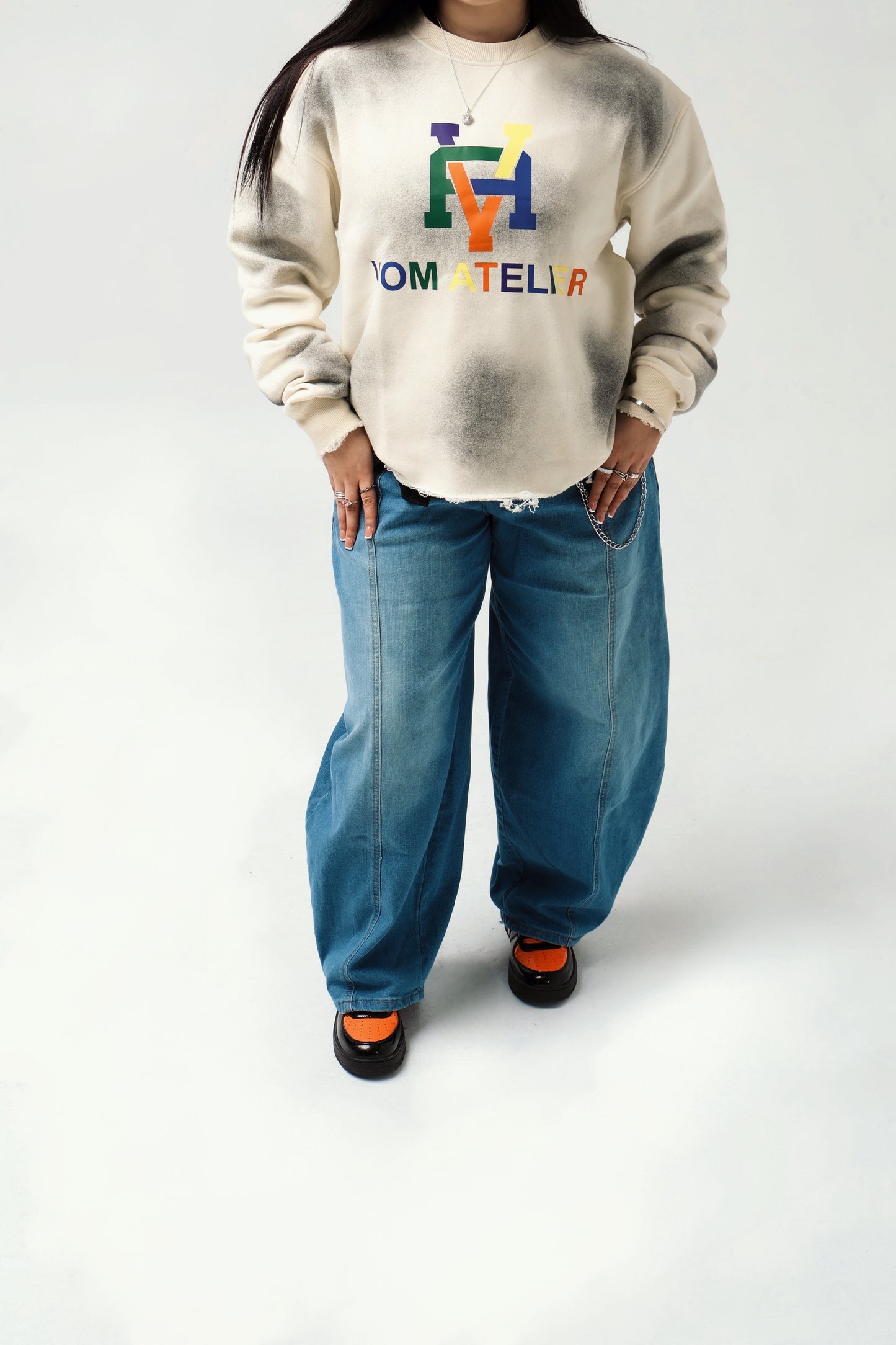 Distressed Crewneck